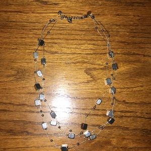 Lia Sophia cube necklace